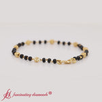 Load and play video in Gallery viewer, Classic-Baby-Nazariya-Gold-Beaded-Bracelet-in-yellow-gold-720