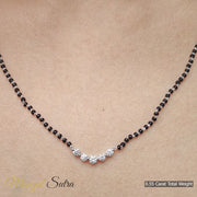5-diamond-mangalsutra-necklace-in-white-gold-MGS8883-720 x 720 - MGS8883-0.55CTW