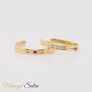 Double-Line-Ruby-Toe-Rings-in-yellow-gold-720 