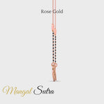 Load and play video in Gallery viewer, Love Heart Diamond Mangalsutra