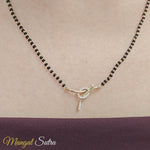 Load and play video in Gallery viewer, Love Knot Diamond Mangalsutra