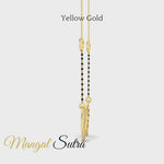 Load and play video in Gallery viewer, Heart Butterfly Modern Mangalsutra 
