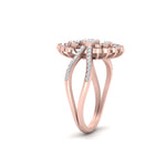 Load image into Gallery viewer, Real Diamond Split Shank Engagement Ring
