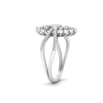 Load image into Gallery viewer, Real Diamond Split Shank Engagement Ring
