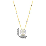 Load image into Gallery viewer, round-cluster-modern-3-spaced-out-black-beads-diamond-mangalsutra-in-yellow-gold-mgs10786angle1-nl-yg-hw.jpg?v=1767873779