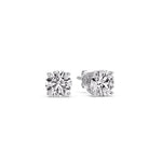 Load image into Gallery viewer, Round Natural Diamond Stud Earring