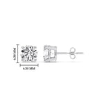 Load image into Gallery viewer, Round Natural Diamond Stud Earring
