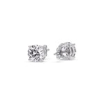 Load image into Gallery viewer, Round Natural Diamond Stud Earring