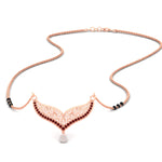Load image into Gallery viewer, ruby-filigree-tanmaniya-3-black-beads-mangalsutra-in-rose-gold-mgs9027grudrsleep-nl-rg.jpg?v=1781779169