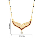 Load image into Gallery viewer, ruby-filigree-tanmaniya-spaced-out-mangalsutra-in-yellow-gold-mgs9027grudrangle1-nl-yg-hw.jpg?v=1781779094