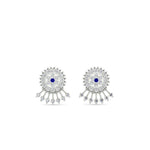Load image into Gallery viewer, Diamond And Gold Impon Stud Earring