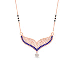 Load image into Gallery viewer, sapphire-filigree-tanmaniya-3-black-beads-mangalsutra-in-rose-gold-mgs9027gsablangle1-nl-rg.jpg?v=1781776051