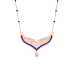 Load image into Gallery viewer, sapphire-filigree-tanmaniya-spaced-out-mangalsutra-in-rose-gold-mgs9027gsablangle1-nl-rg.jpg?v=1781775884