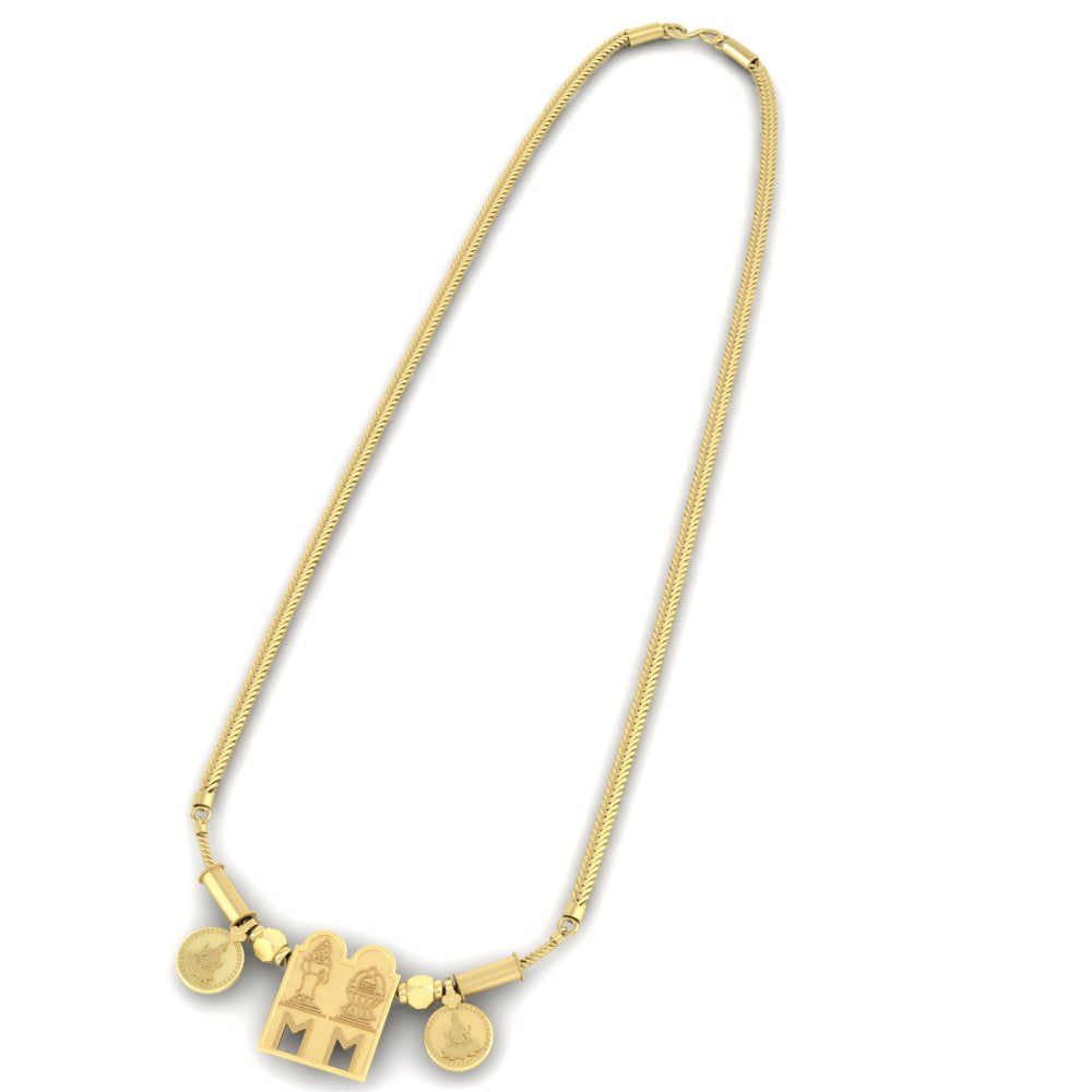 Saradu Chain Gold Plated Jewelry Meenakshi Sunderashwar Design