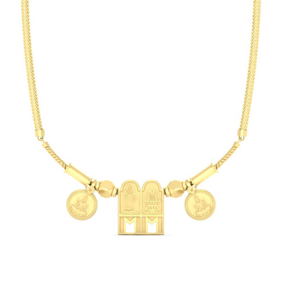 Saradu Chain Gold Plated Jewelry Meenakshi Sunderashwar Design