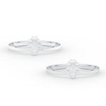 Load image into Gallery viewer, Simple Floral Toe Ring