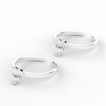Load image into Gallery viewer, simple-heart-shaped-traditional-toe-ring-in-sterling-silver-mgs11430angle2-nl-wg