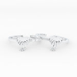 Load image into Gallery viewer, simple-heart-shaped-traditional-toe-ring-in-sterling-silver-mgs11430sleep-nl-wg