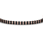 Load image into Gallery viewer, simple-mens-bracelet-double-beads-chain-mangalsutra-in-rose-gold-mgsbrc11840angle5-nl-rg.jpg?v=1788945988