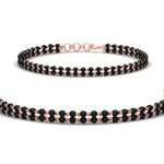 Load image into Gallery viewer, simple-mens-bracelet-double-beads-chain-mangalsutra-in-rose-gold-mgsbrc11840sleep-nl-rg.jpg?v=1788945988