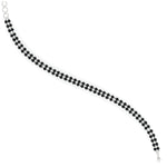 Load image into Gallery viewer, simple-mens-bracelet-double-beads-chain-mangalsutra-in-white-gold-mgsbrc11840angle3-nl-wg.jpg?v=1788945988