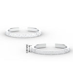 Load image into Gallery viewer, simple-trangle-design-gold-toe-ring-sterling-silver-mgs11452angle3-nl-wg-hw