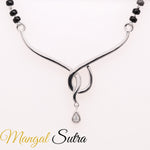 Load image into Gallery viewer, Single Diamond Gold Mangalsutra
