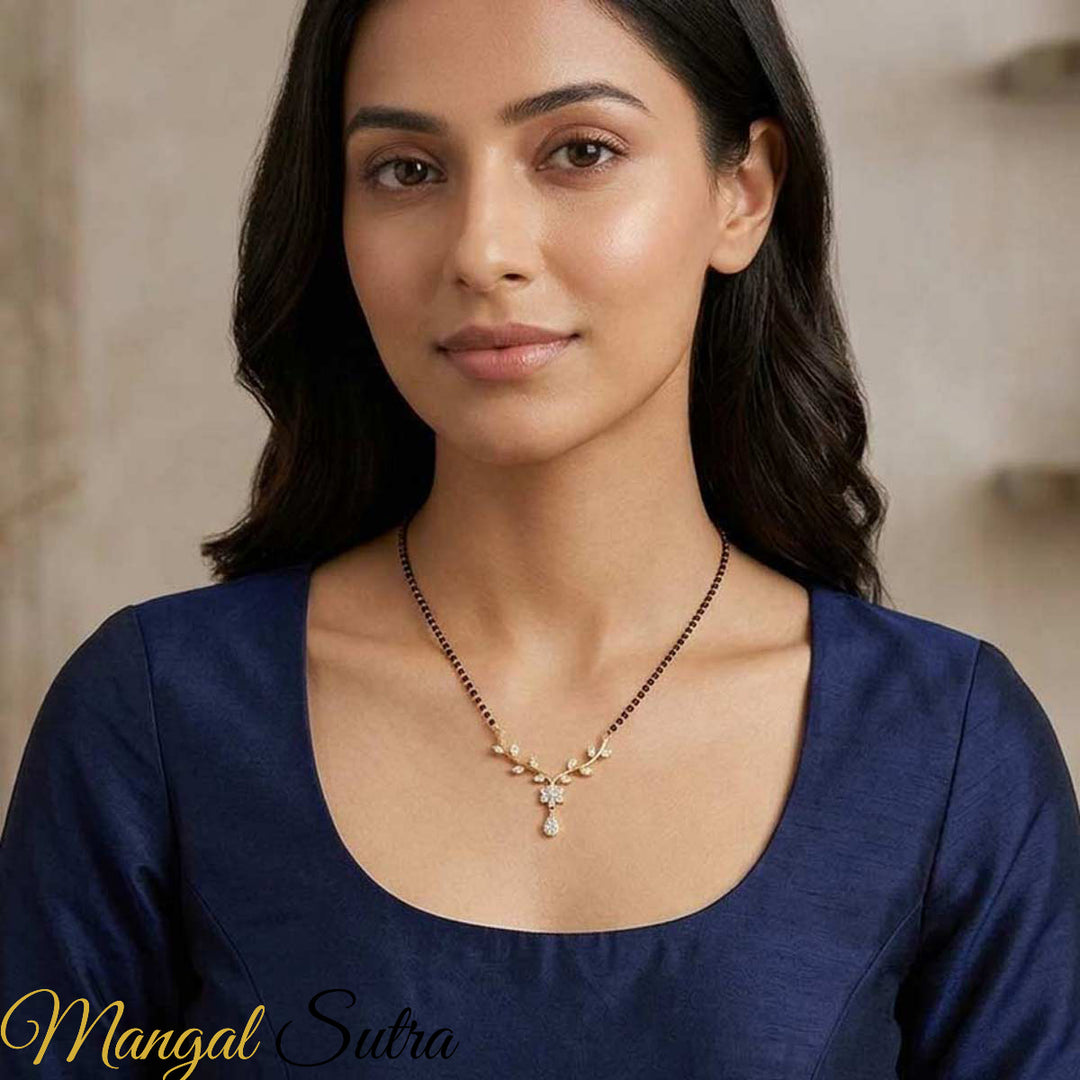 small-leaf-diamond-mangalsutra-necklace-in-yellow-gold-MG-S9032