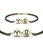 Load image into Gallery viewer, Sonam Diamond Mangalsutra Beads Bracelet
