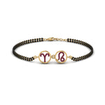 Load image into Gallery viewer, Sonam Diamond Mangalsutra Beads Bracelet
