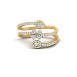 Load image into Gallery viewer, Spiral Real Diamond Delicate Ring