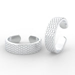 Load image into Gallery viewer, square-chain-design-adjustable-toe-ring-in-sterling-silver-mgs11445angle4-nl-wg