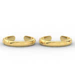 Load image into Gallery viewer, star-design-adjustable-gold-toe-rings-in-yellow-gold-MGS11434ANGLE1-NL-YG