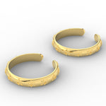 Load image into Gallery viewer, star-design-adjustable-gold-toe-rings-in-yellow-gold-MGS11434ANGLE2-NL-YG