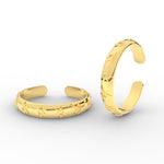 Load image into Gallery viewer, star-design-adjustable-gold-toe-rings-in-yellow-gold-MGS11434ANGLE4-NL-YG