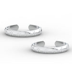Load image into Gallery viewer, star-design-adjustable-gold-toe-rings-sterling-silver-mgs11434angle3-nl-wg