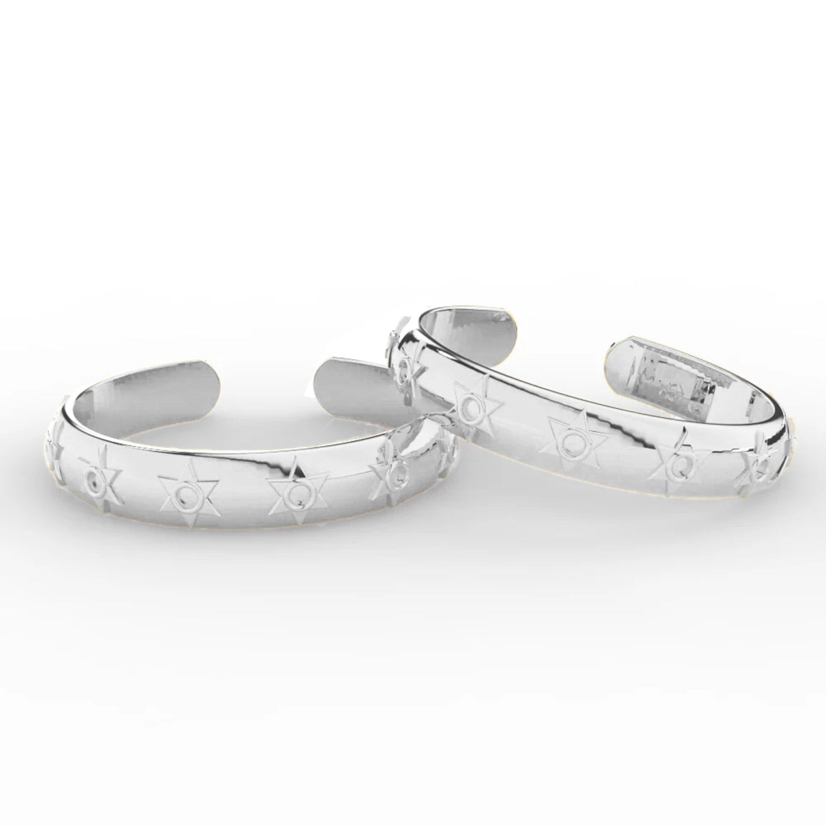 Star Design Adjustable Toe Rings