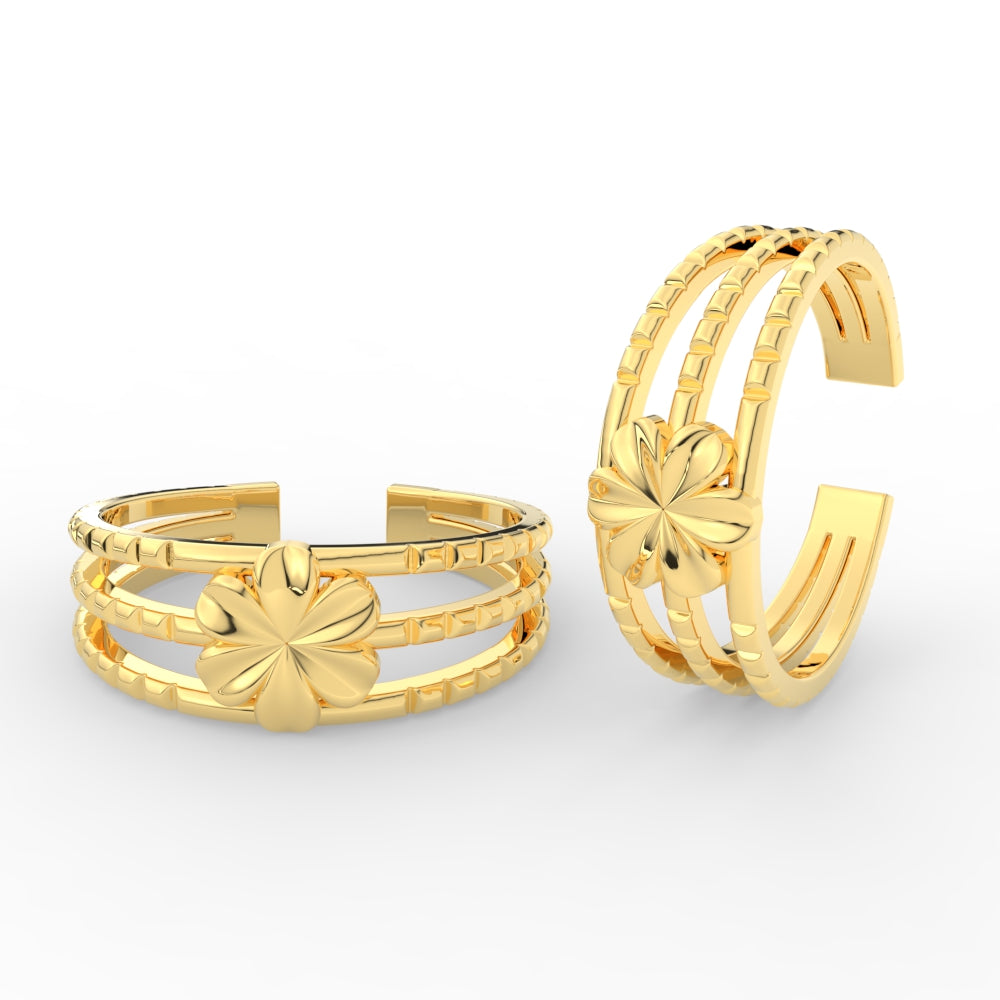 stunning-flower-design-3-layers-toe-ring-in-yellow-gold-MGS11449ANGLE4-NL-YG