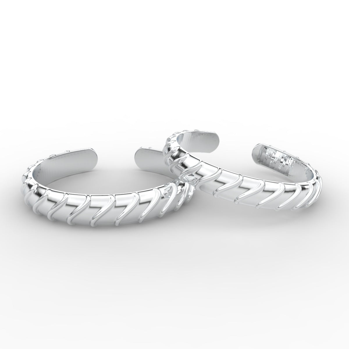 Stylish Swirl Adjustable Foot Ring