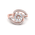 Load image into Gallery viewer, Swirl Delicate Diamond Ring