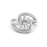 Load image into Gallery viewer, Swirl Delicate Diamond Ring
