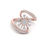 Load image into Gallery viewer, Swirl Diamond Cocktail Ring
