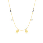 Load image into Gallery viewer, tamil-mangalyam-with-spaced-out-black-beads-in-yellow-gold-mgs11649angle1-nl-yg