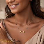 Load image into Gallery viewer, tamil-mangalyam-with-spaced-out-black-beads-in-yellow-gold-mgs11649angle3-nl-yg-fancy