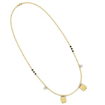 Load image into Gallery viewer, tamil-mangalyam-with-spaced-out-black-beads-in-yellow-gold-mgs11649sleep-nl-yg