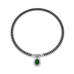 Load image into Gallery viewer, Teardrop Halo Diamond Bracelet Mangalsutra
