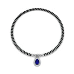 Load image into Gallery viewer, Teardrop Halo Diamond Bracelet Mangalsutra
