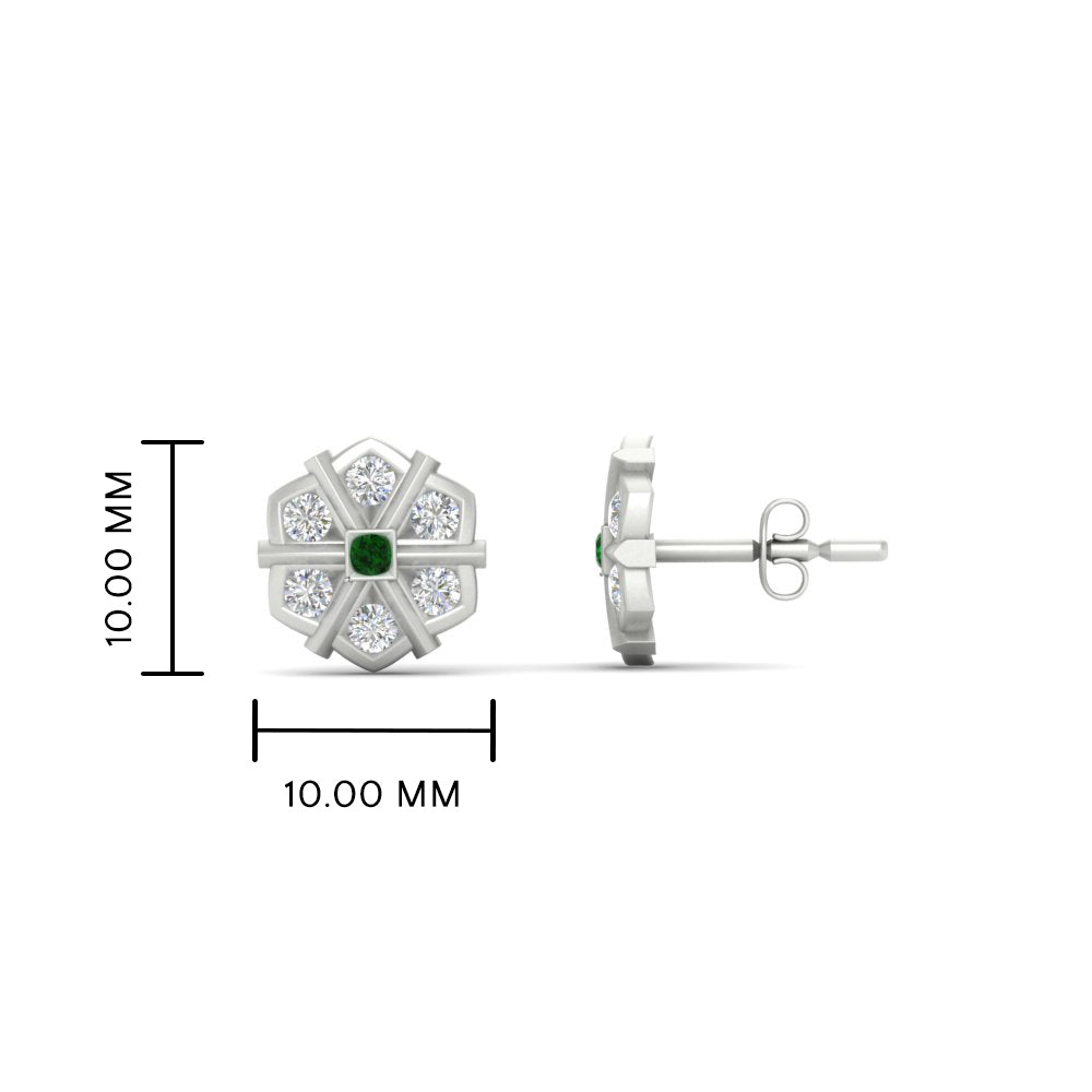 Traditional Impon Big Stud Earring