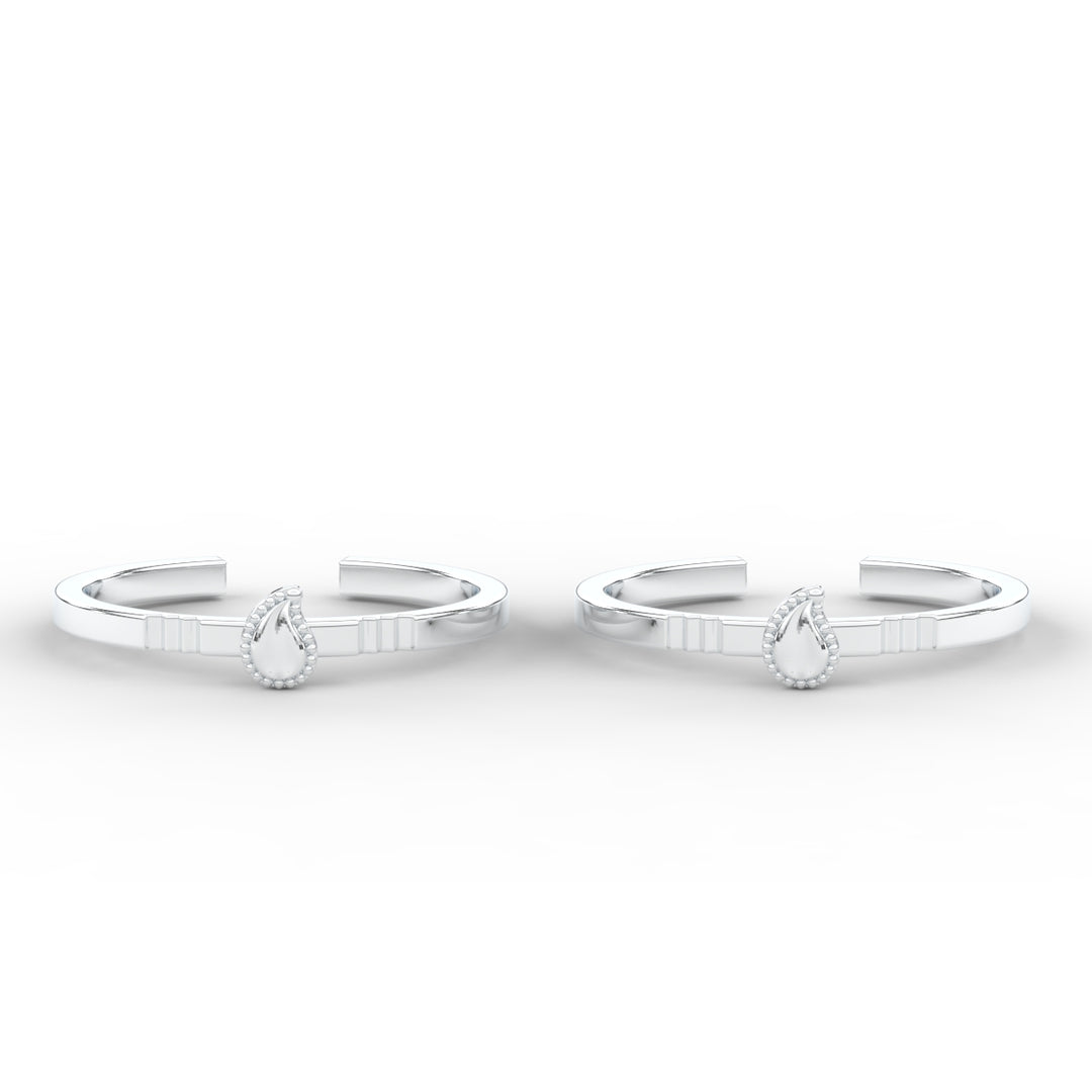Traditional Mango Design Adjustable Toe Ring