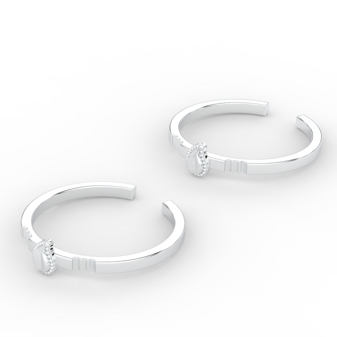 Traditional Mango Design Adjustable Toe Ring
